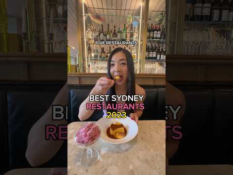 RESTAURANTS TO REBOOK IN 2023 😍🍽️🤌🏻  | BEST SYDNEY RESTAURANTS #sydney #sydneyfood