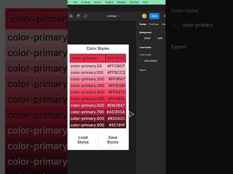 My favourite #Figma widget: Color Variants!