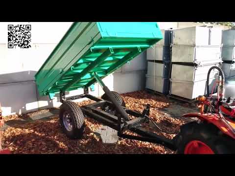 2wheel dropside trailer, farm tipper trailer