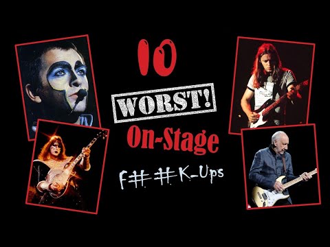 Ten Worst On-Stage %3&@ Ups (With Clips)