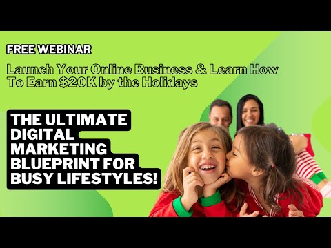 The Ultimate Digital Marketing Blueprint for busy lifestyles!