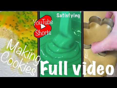 SATISFYING Making and frosting cookies! Full video!