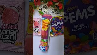 ChupaChups😜Fruit juice♥️ gems & Juztjelly LOLLIPOP #chocolete #shorts #ytfeed