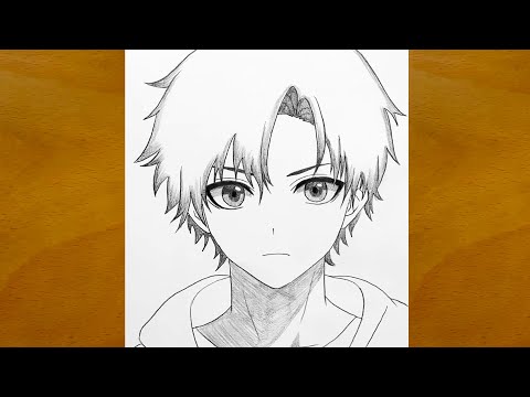 How to Draw an Anime Boy Step by Step || Easy Anime Drawing for Beginners || Anime Sketch Tutorial