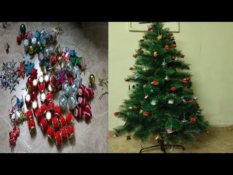 How to decorate a Christmas tree | Best Christmas tree decoration ideas at home | Christmas tree 🌲🌲