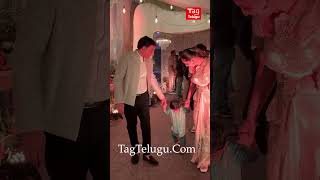 Ashish & advitha Reception #dilraju #dilrajufamily #shorts #tagtelugu