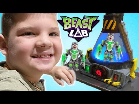 Caleb's BEAST LAB!! Caleb and Mom Learn About Science Experiments with Beast Lab Big Cat!