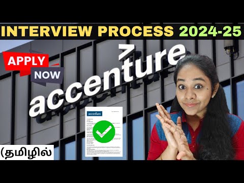 Accenture Interview Process 2024 - 2025 for Freshers💥 in Tamil | Tech with Ramya