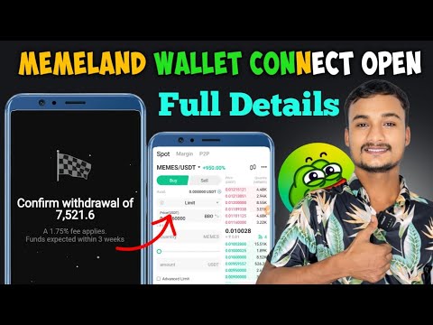 Memeland Wallet कौन सा connect करे | Memeland Wallet connect open | Memeland Withdrawal New update