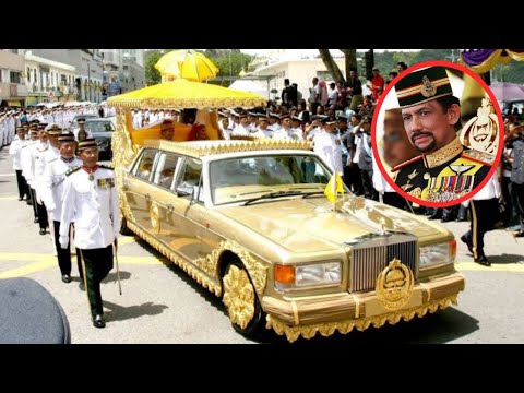 Gold Rolls-Royce Car Owner || King of Brunei Car Collection #shorts