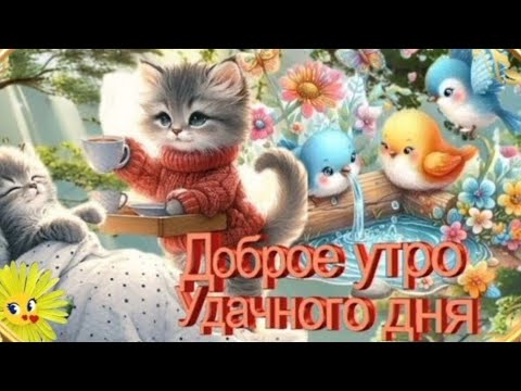 Волшебного и лёгкого утра! ☀️~ ДОБРОЕ УТРО ☕ ХОРОШЕГО ДНЯ! 🎶🌈🍒 Музыкальный приветик тебе от меня!