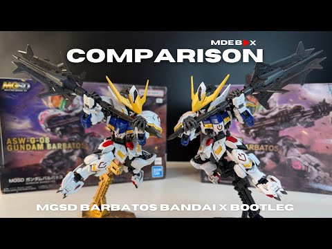 GAO GAO MGSD BARBATOS | COMPARISON AND REVIEW WITH BANDAI |