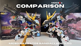 GAO GAO MGSD BARBATOS | COMPARISON AND REVIEW WITH BANDAI |