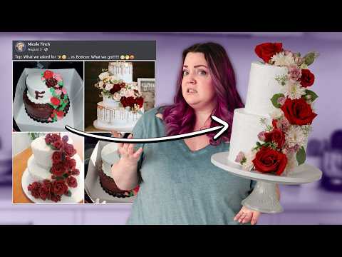 Trying to RESCUE a Bride's FAILED Wedding Cake!