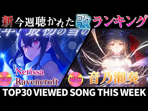 【Dearest】ホロライブ歌ってみた週間ランキング  viewed cover song this week 2024/1/12～2024/1/19【1年期間/1year 】【hololive】