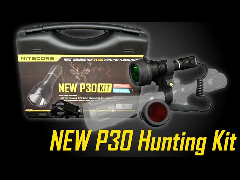 NITECORE NEW P30 Hunting 1000 Lumen 676 Yard Long Throw Hunting Light Kit