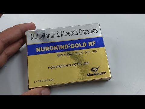 NUROKIND-GOLD RF Capsules for multivitamin and multi minerals Capsules