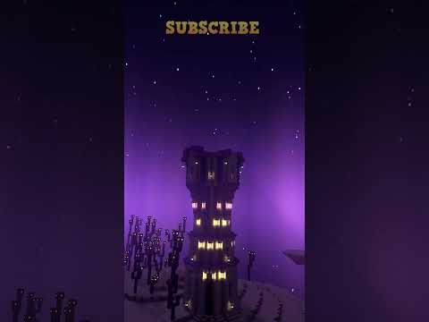 Minecraft End Tower Build #minecraft