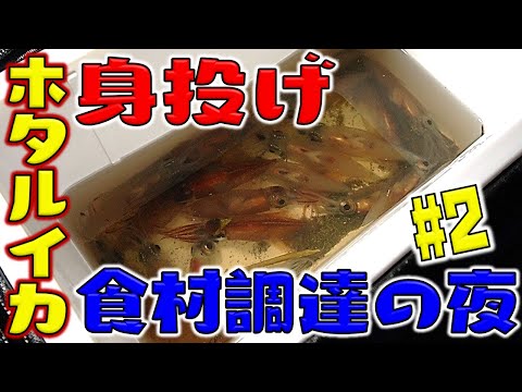 富山の夜中の海岸でホタルイカ掬いで大奮闘！【富山一人旅#2】