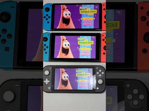 SpongeBob SP The Patrick Star Game (2024) - Switch Lite vs Standard vs Oled | Speed Test Comparison