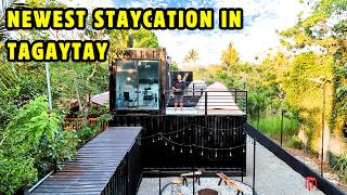 Newest Tagaytay Staycation in a Shipping Container with Pool - Boxouse [ENG SUB]