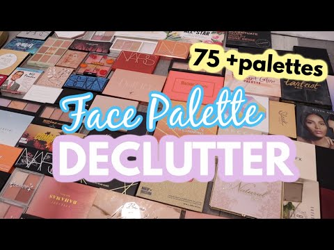 75+ FACE PALETTE DECLUTTER | FACE PALETTE COLLECTION 2021