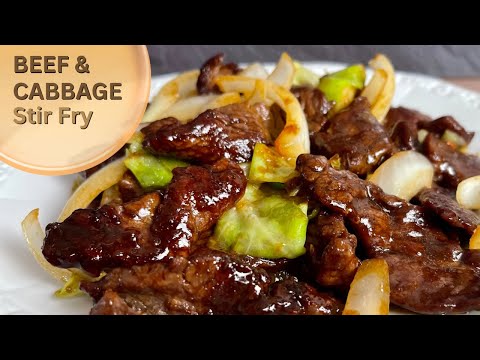 Cabbage And Beef Stir Fry Recipe | Flavorful And EASY Dinner Recipe