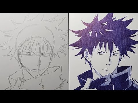 How To Draw Megumi Fushiguro Step By Step - [Jujutsu Kaisen]