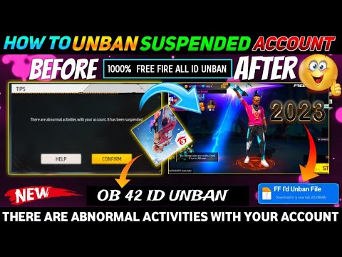 How To Recover FreeFire Suspended Account | ff Suspended Id Recover 100% | FreeFire id Unban Trick🔥