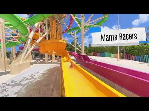 Racing Manta Rays: Epic Pov Slide At Cococay Thrill Waterpark - A Must-do On Your Bucket List!