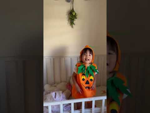 2歳8ヶ月のセナちゃん!!!🥰喋れるようになって、ハロウィンに興味がすごいいい