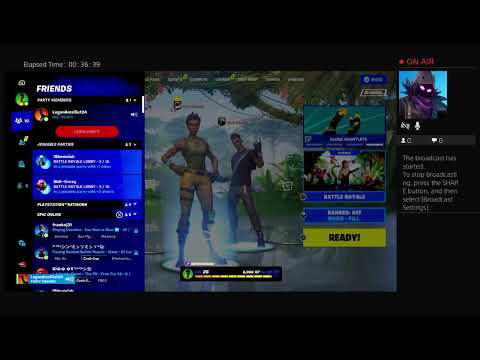 FORTNITE BATTLE ROYALE C4 S4 STREAM