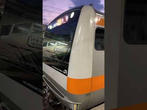 E233系 上諏訪駅出発