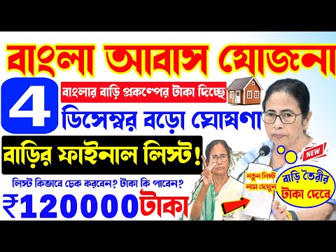 Bangla awas yojana.নাম বাতিল শুরু বাংলা আবাস যোজনা সার্ভেতে | Bangla awas yojana survey list report