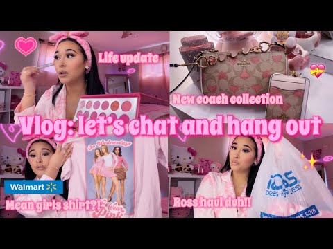 VLOG ♡: why I’ve been gone, life update, coach Valentine’s collection & girly hauls