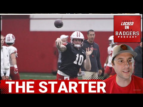 Wisconsin Badgers football practice report! Is Tyler Van Dyke officially the starter?