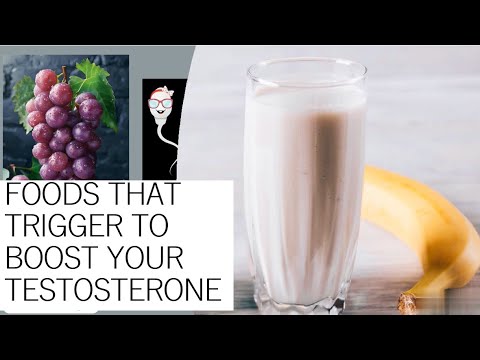 what kind of foods for triggering and boosting testosterone naturally?