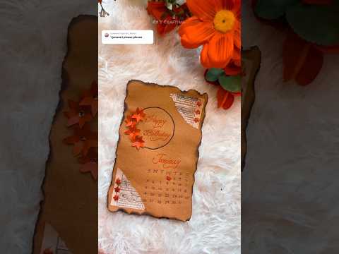 Comment your Birthday date for this type of video | Easy Birth Card Making Idea| #shorts