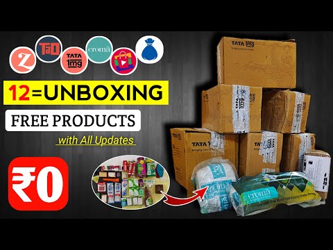 🔥 Unboxing 100% Free Products | 1mg free products | free online shopping 2022 | free products