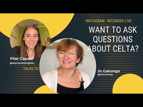 CELTA - A tutor answers your questions