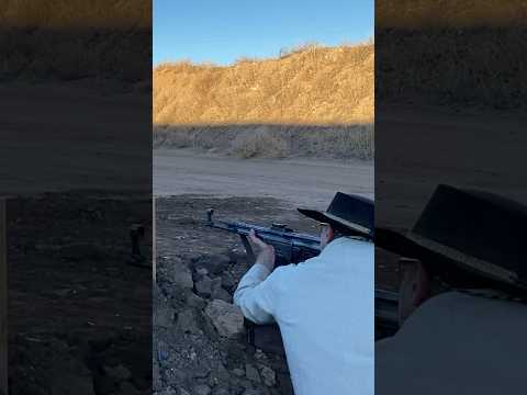 Cowboy assaults trench system with original full auto MP44