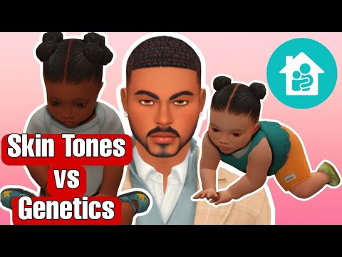 Can Black Sims make White Kids? Genetics Experiment in the Sims 4- p2