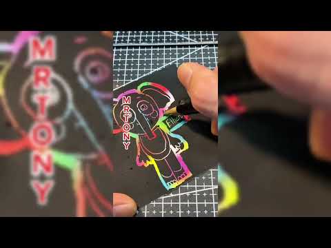 How to draw Ethan from Incredibox Abgerny easy step by step with rainbow scratch #incrediboxabgerny