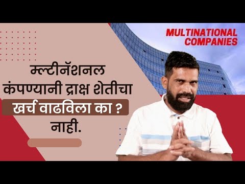 shrihari ghumare | म्ल्टीनॅशनल  कंपण्यानी  द्राक्ष  शेतीचा  खर्च  वाढविला का  ? नाही.