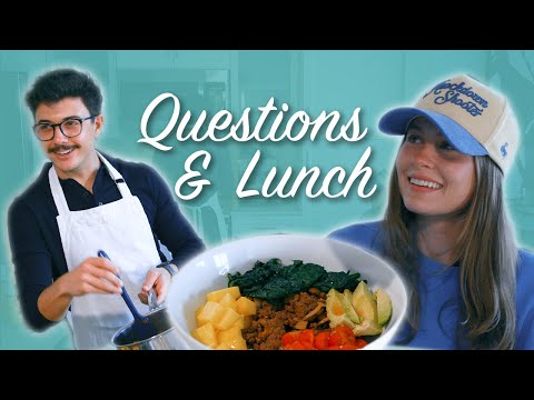 Questions & Lunch With My Girlfriend | Cooking With Bradley