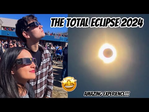 The Total Eclipse 2024 | Vlog (surreal experience)