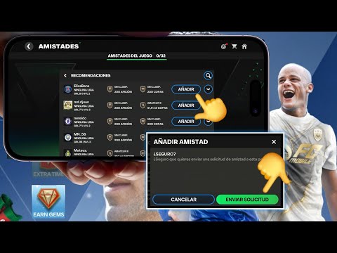 COMO AGREGAR AMIGOS EN FC MOBILE