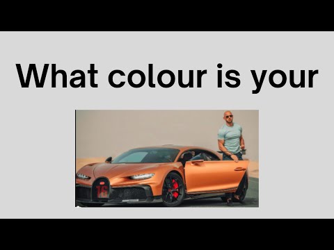 What color is your Bugatti? - Andrew Tate