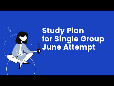 CMA Inter Single Group Study Plan