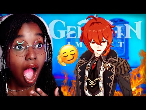 Diluc is HOT... get it? | GENSHIN IMPACT pt 3